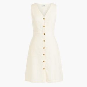 NEVER WORN J CREW SUMMER LINEN DRESS!!